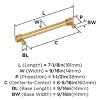 Amerock Faraday Pull for Cabinets, Drawers, and Furniture - 3 of 4