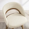 Art Leon Set of 2 Modern Minimalist Swivel and Upholstered Counter Height Barstool - 3 of 4