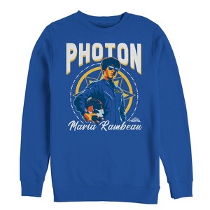 Men's Marvel Captain Marvel Photon Quote Sweatshirt - 1 of 3