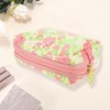 Unique Bargains Women's Octagonal Travel Organizer Toiletry Bag Rose Red 1 Pc - image 3 of 3