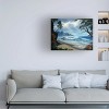 Trademark Fine Art -Anthony Casay 'Waves Under Clouds 2' Canvas Art - 2 of 4