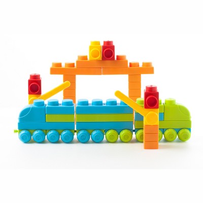 UNiPLAY Traffic Series — Toy Stacking Blocks, Set for Creativity, Early Learning Toy, Build Your Own Vehicles for Ages 3 Years Old and Up