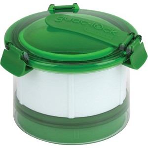 Amber Fight Gear Guac-Lock Container, Green/White, Model Number: 53362 - 1 of 4