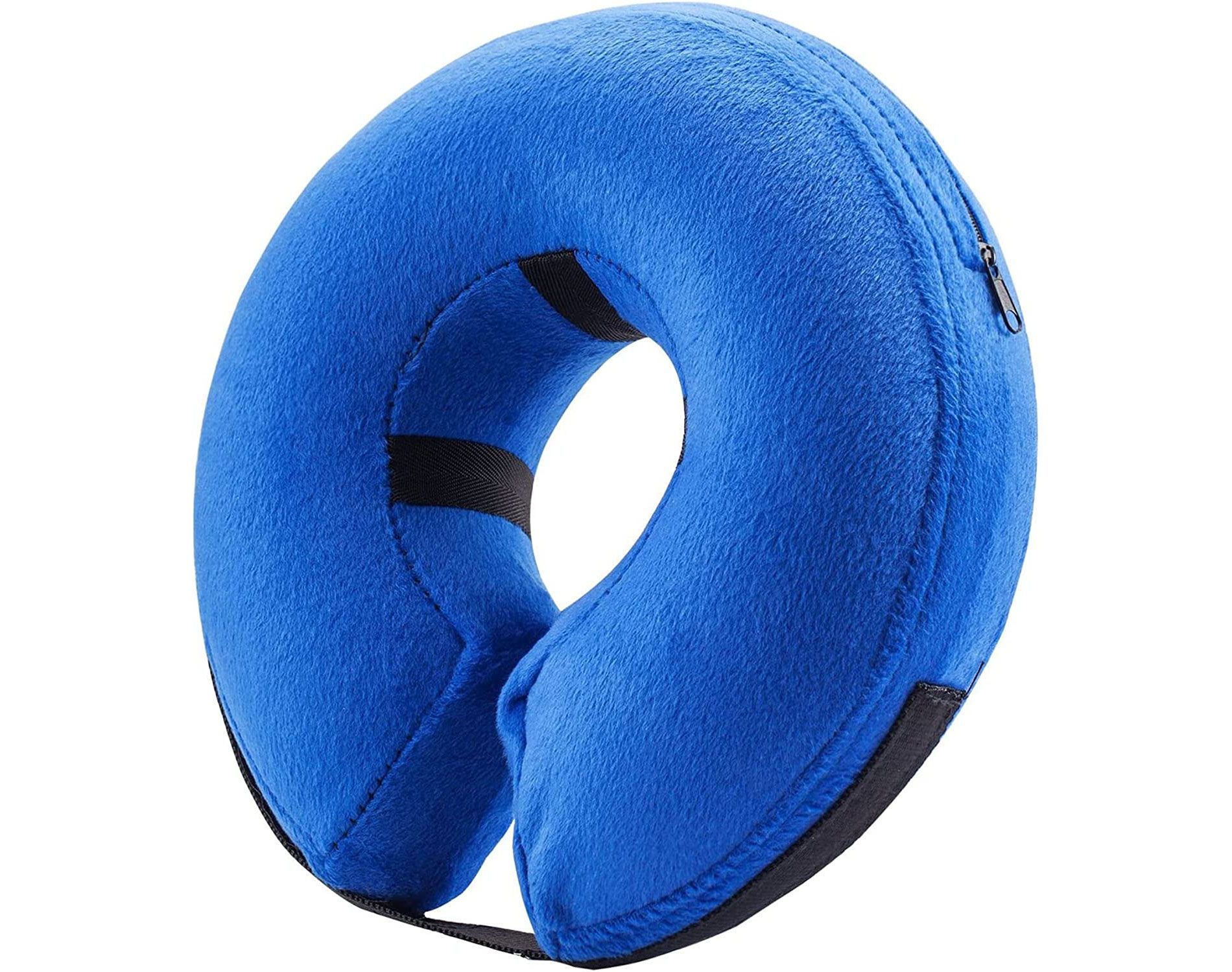Bencmate Inflatable Dog Cone Collar for Dogs & Cats, Soft Protective Recovery E-Collar, Adjustable Pet Surgery Collar