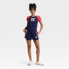 Women's Peanuts Short Sleeve Graphic Baby T-Shirt - Navy - 3 of 3