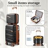 Okak 4 Piece Luggage Sets with Hard Shell and Lightweight, Suitcases with Wheels and TSA Lock, Expandable Carry On Suitcase for Men, Women - 2 of 4