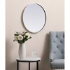 Elegant Lighting Metal frame round mirror 21 inch in Silver - 4 of 4