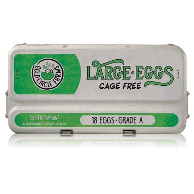 Gold Circle Farms Large Eggs - 36oz/18ct