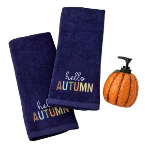 SKL Home 3pc Harvest Bounty Lotions and Hello Autumn Hand Towels - 1 of 4