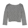bar III Womens Printed Knit Pullover Blouse - 2 of 2