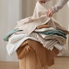 100% Washed Cotton Duvet Cover Minimalist Cotton Duvet Cover for All Seasons GentleSoft™ Plain Simple Bedding Set - 2 of 4