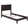 AFI Furnishings Madison Twin Traditional Bed with Open Footboard and Turbo Charger in Espresso - 3 of 4