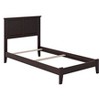 Atlantic Furniture Madison Twin Traditional Bed with Open Footboard and Turbo Charger in Espresso - image 3 of 4