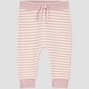 Carter's Just One You® Baby Girls' 3pc Bear Sweater Top & Pants Set - Purple - 2 of 3
