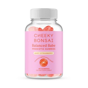 Cheeky Bonsai Balanced Babe Probiotic Gummies - 60ct - 1 of 4