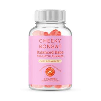 Cheeky Bonsai Balanced Babe Probiotic Gummies - 60ct