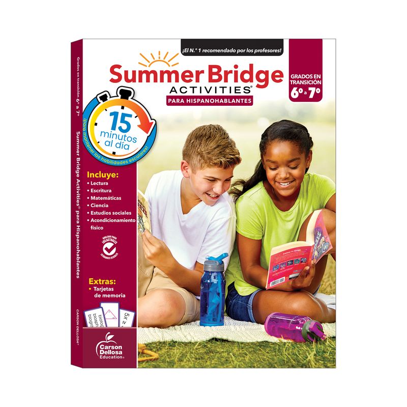 Summer Bridge Activities Spanish 6-7, Grades 6 - 7 - (Paperback), 1 of 2