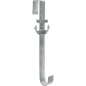 Pavilion Gift Company - At The Lake - Metal Wreath Hanger - Hooks and Hangers - 1 of 4