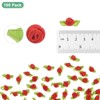 Unique Bargains Mini Ribbon Roses Fabric for Crafts Wedding 100 Pcs - 3 of 4