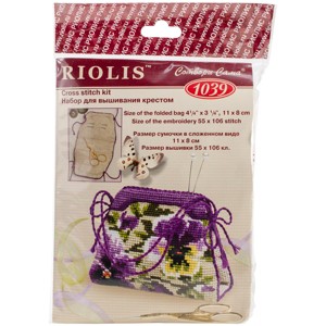 RIOLIS Counted Cross Stitch Kit 4.25"X3.25"-Pansy Pincushion - 1 of 2