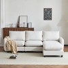 99'' Fabric L-Shaped Modular Sectional Sofa with Free Combination, 4-Piece Modular Set - 2 of 4