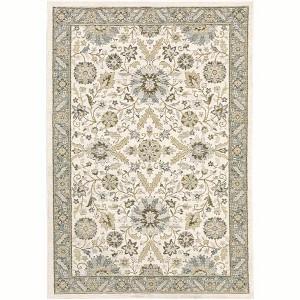 Oriental Weavers Andorra 8918I Stone/ Ivory Indoor Area Rug - 3'3" x 5'2" - 1 of 2