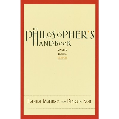 The Philosopher's Handbook - Large Print by  Stanley Rosen (Paperback)