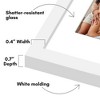 Americanflat Picture Frame with Mat - Modern Design, Shatter-Resistant Glass, Dual Sawtooth Hangers, Ideal for Home and Office Decor - 3 of 4