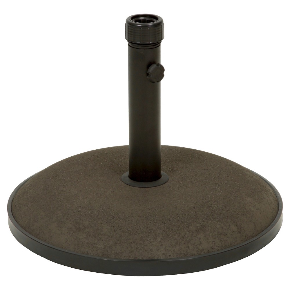 55 Pound Patio Umbrella Base - Brown - Christopher Knight Home: Secure & Weather-Resistant