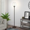 Hudson and Canal 69" Tall Floor Lamp with Glass Shade - 4 of 4