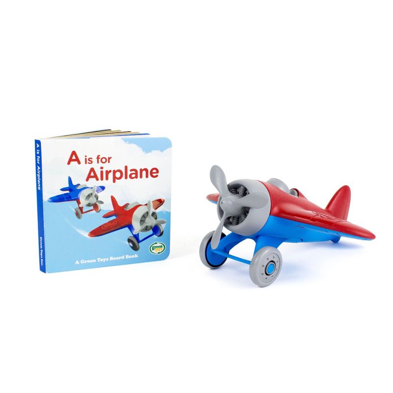 Green Toys Airplane &#38; Board Book, 1 of 8