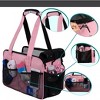 PetAmi Small Dog Purse Carrier, Soft Portable Pet Puppy Cat Travel Handbag Tote, Airline Approved Breathable Pockets Fleece Bed - 4 of 4