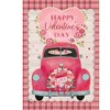 Briarwood Lane Valentine's House Flag 40x28 For Outdoor Valentines Love Pickup House Flag Flag For Valentine's House Flag - 3 of 4