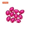 Unique Bargains Acrylic Flat Back DIY Decor Jewelry Oval Gems 10 Pcs - 3 of 4