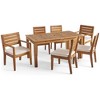 Maggift Outdoor Patio Seating Sets, Unique Design, Ideal for Conversations, Perfect for Gardens and Living Spaces, Beige, 23"*23.75"*35.5" - 2 of 4