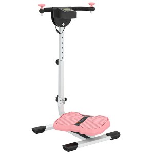 Soozier Foldable Ab Twister Board for Waist with LCD Display, Ab Workout Equipment for Women & Men, Core Fitness Training Ab Workout Equipment, Pink - 1 of 4