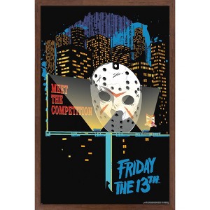 Trends International Friday the 13th: Seasons of Scare - Billboard Framed Wall Poster Prints - 1 of 4
