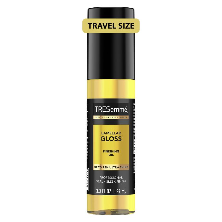 Tresemme Lamellar Gloss Finishing Oil, 72H Ultra Shine, Gloss Hair Oil - 3.3 fl oz: Smoothing, Nourishing, Leave-In Conditioner, For All Hair Types, 1 of 9