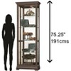 Howard Miller 680673 Brantley Iii Curio Cabinet 680673 Aged Auburn - 2 of 2