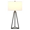 Hudson and Canal 26.13" Tall Table Lamp with Fabric Shade - 4 of 4