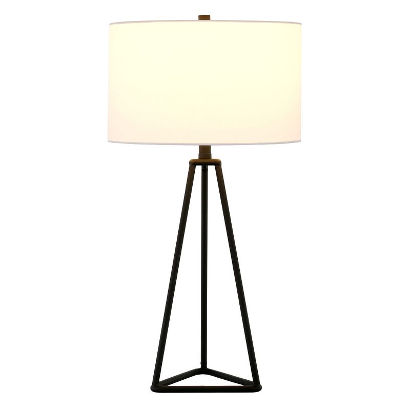 Hampton & Thyme 26.13" Tall Table Lamp with Fabric Shade , 4 of 8