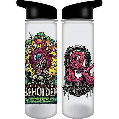 Dungeons & Dragons Flaming Dragon Water Bottle - BLACK