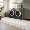 Border Geometric Area Rug Non Slip Rug Low Pile Accent Rug - 4 of 4