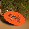 East Central University Tigers Logo Aluminum Holiday Christmas Tree Ornament - 4 of 4