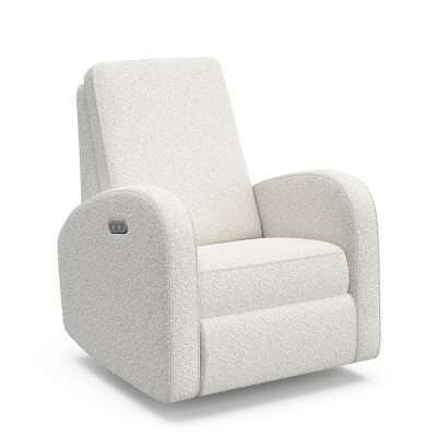 Storkcraft Santa Monica Power Recliner - Ivory Boucle