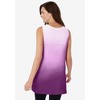 Woman Within Plus Size Longer-Length Dip-Dye Sleeveless Tunic - 3 of 4