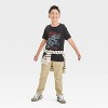 Boys' Short Sleeve Motocross Graphic T-Shirt - Cat & Jack™ Black - image 4 of 4