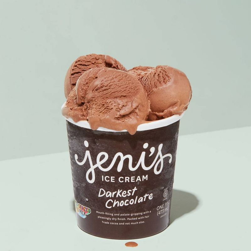 Jeni&#39;s Darkest Chocolate Ice Cream - 16oz, 3 of 9