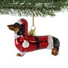 Kurt S. Adler 3.5 Inch Dog In Santa Suit Christmas Best Friend Tree Ornaments - 3 of 3