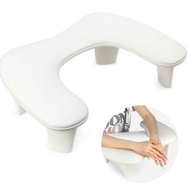 Saviland U-Ergo Salon Arm Support: Detachable Legs w/ Waterproof PU Cushion - Nail Tech Bench Rest System.
